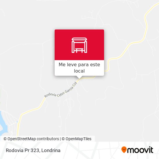 Rodovia Pr 323 mapa