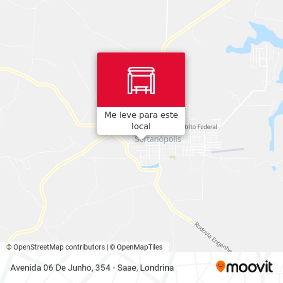 Avenida 06 De Junho, 354 - Saae mapa