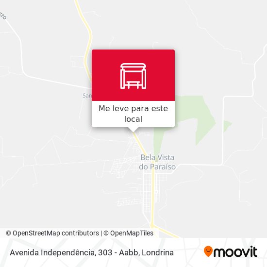 Avenida Independência, 303 - Aabb mapa
