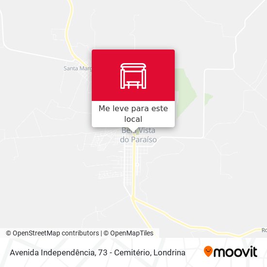 Avenida Independência, 73 - Cemitério mapa