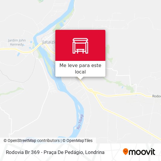 Rodovia Br 369 - Praça De Pedágio mapa