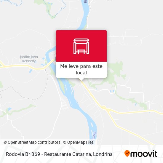 Rodovia Br 369 - Restaurante Catarina mapa