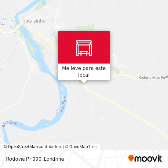 Rodovia Pr 090 mapa