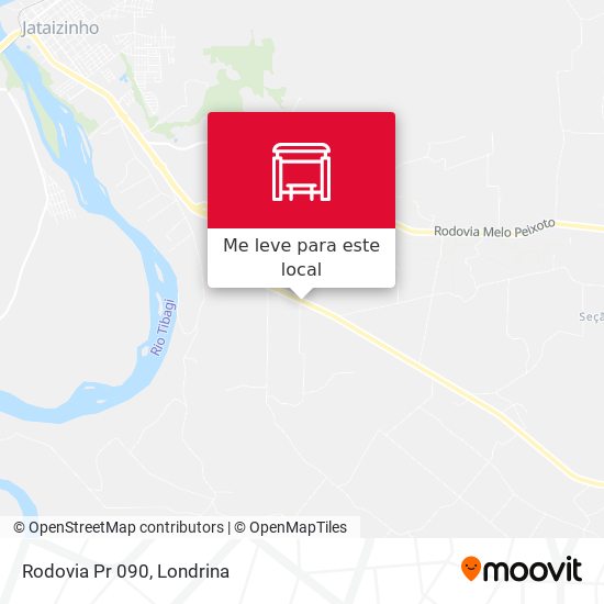 Rodovia Pr 090 mapa