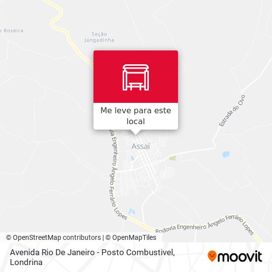 Avenida Rio De Janeiro - Posto Combustivel mapa