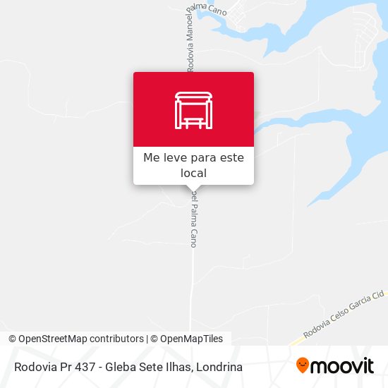 Rodovia Pr 437 - Gleba Sete Ilhas mapa