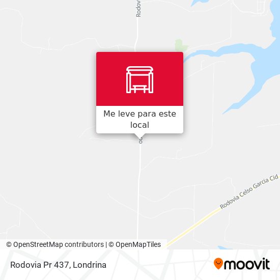 Rodovia Pr 437 mapa