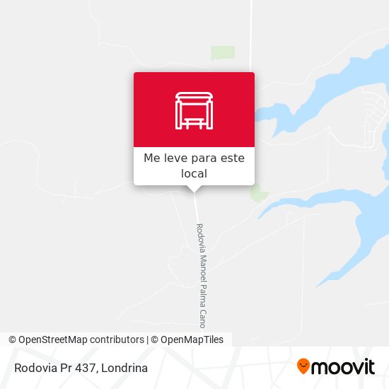 Rodovia Pr 437 mapa