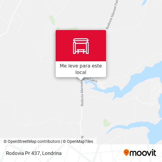 Rodovia Pr 437 mapa