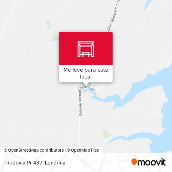 Rodovia Pr 437 mapa