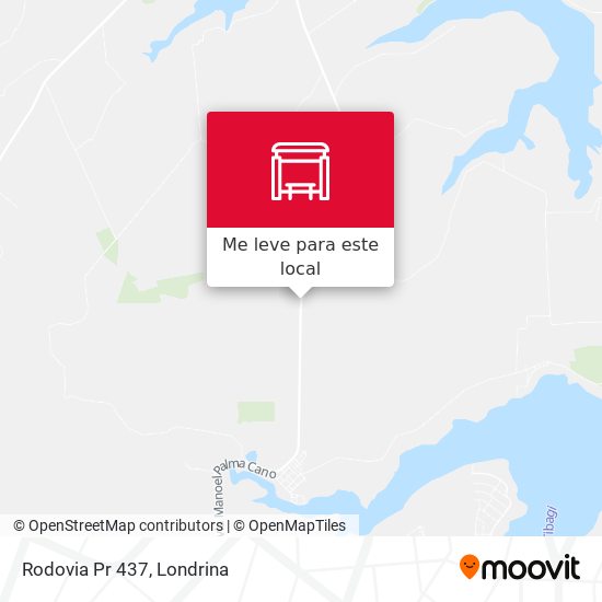 Rodovia Pr 437 mapa
