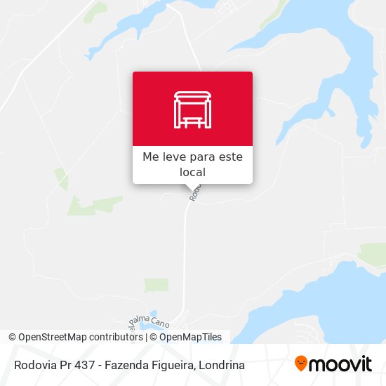 Rodovia Pr 437 - Fazenda Figueira mapa
