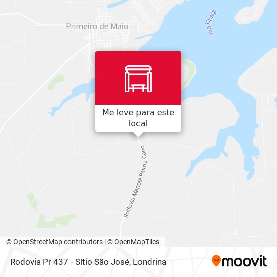 Rodovia Pr 437 - Sítio São José mapa