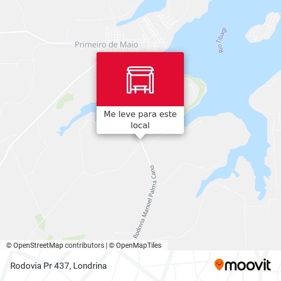 Rodovia Pr 437 mapa
