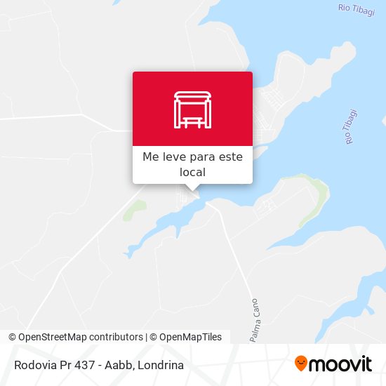 Rodovia Pr 437 - Aabb mapa