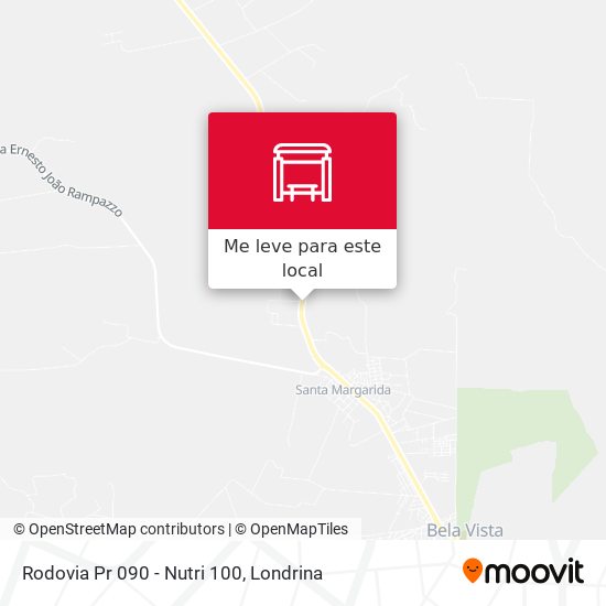 Rodovia Pr 090 - Nutri 100 mapa