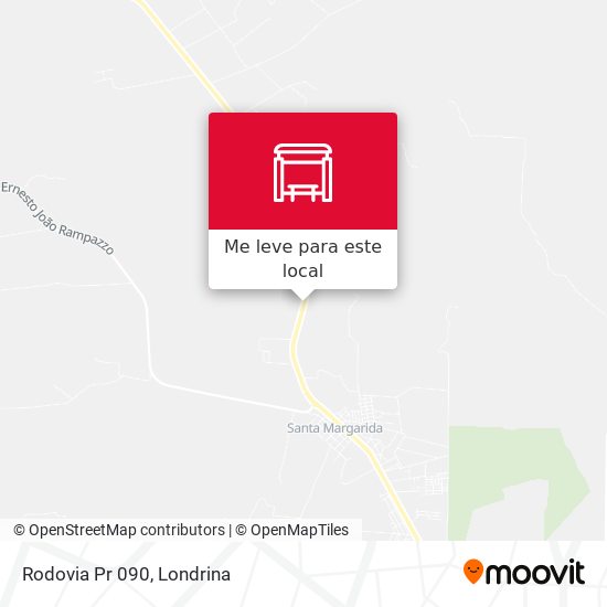 Rodovia Pr 090 mapa
