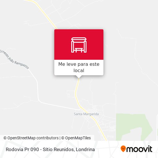 Rodovia Pr 090 - Sítio Reunidos mapa