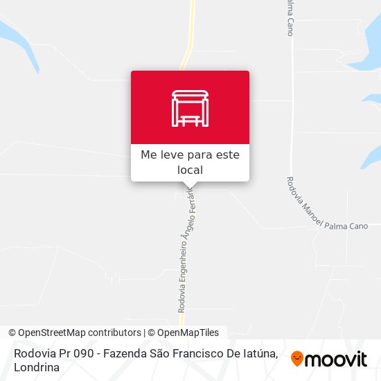 Rodovia Pr 090 - Fazenda São Francisco De Iatúna mapa
