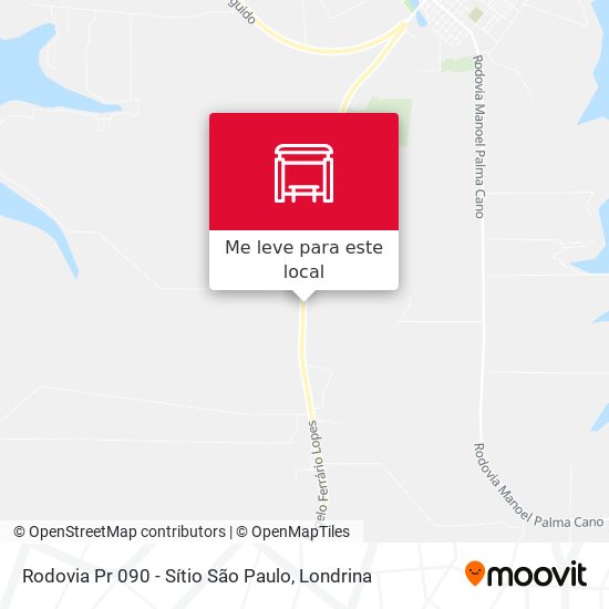 Rodovia Pr 090 - Sítio São Paulo mapa