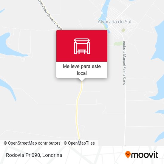 Rodovia Pr 090 mapa