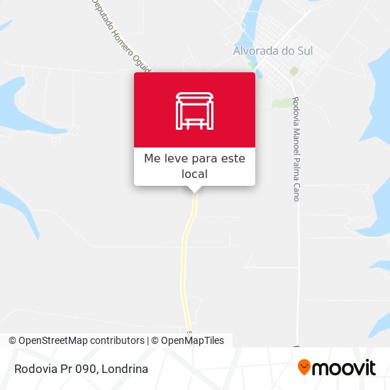 Rodovia Pr 090 mapa
