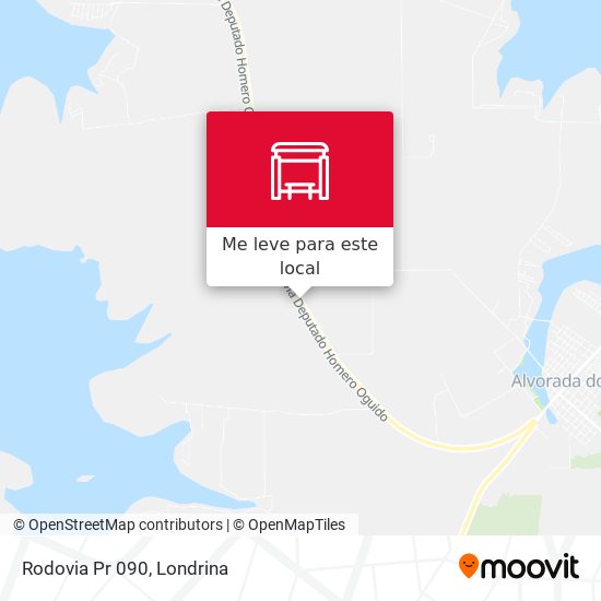 Rodovia Pr 090 mapa