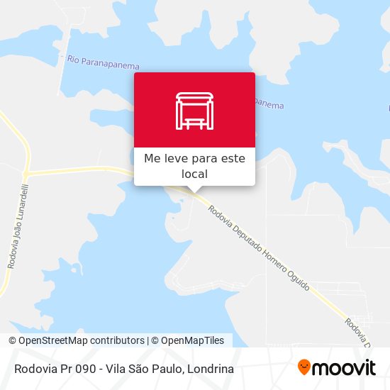 Rodovia Pr 090 - Vila São Paulo mapa