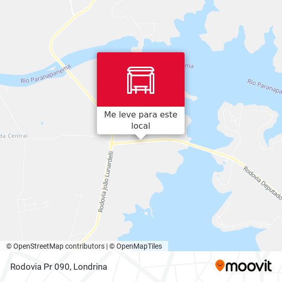 Rodovia Pr 090 mapa