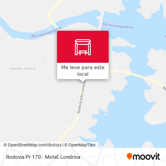 Rodovia Pr 170 - Motel mapa