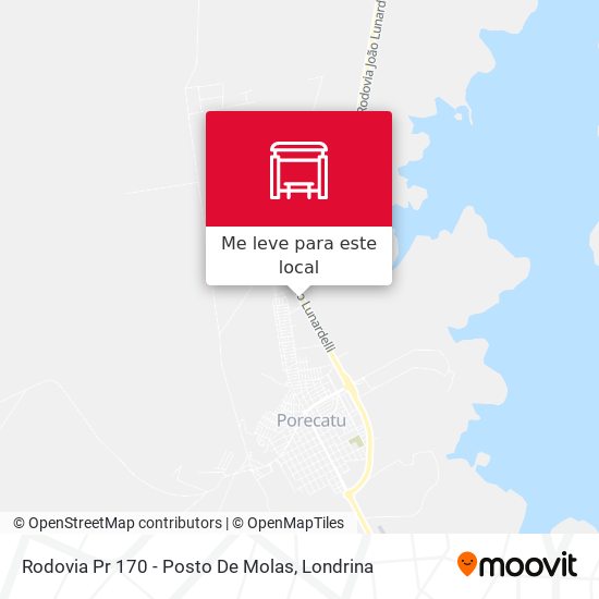 Rodovia Pr 170 - Posto De Molas mapa