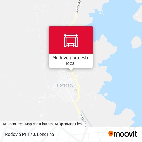 Rodovia Pr 170 mapa