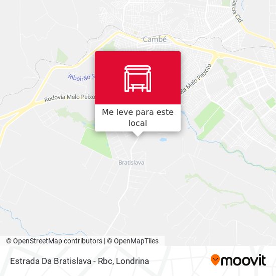Estrada Da Bratislava - Rbc mapa