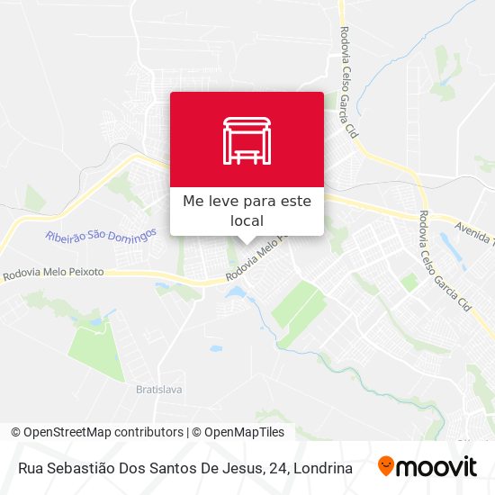 Rua Sebastião Dos Santos De Jesus, 24 mapa