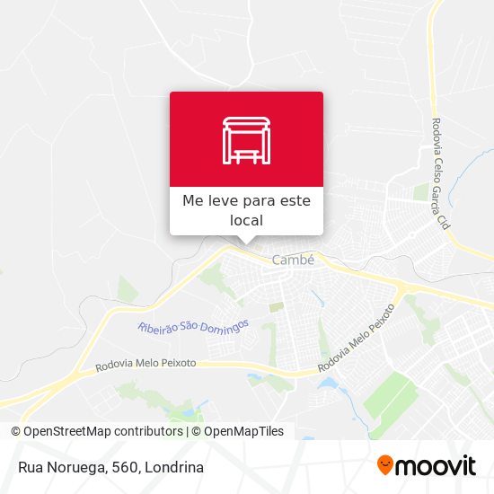 Rua Noruega, 560 mapa