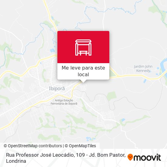 Rua Professor José Leocádio, 109 - Jd. Bom Pastor mapa