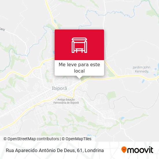 Rua Aparecido Antônio De Deus, 61 mapa