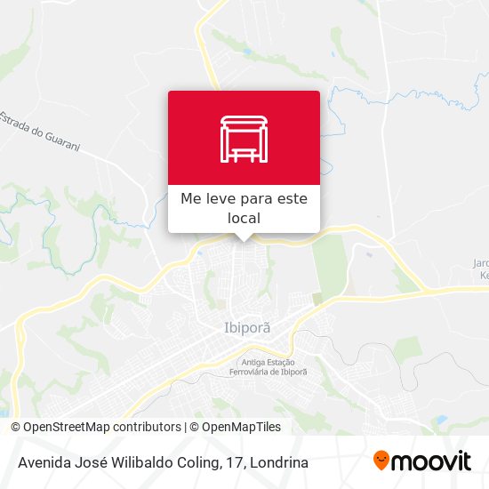 Avenida José Wilibaldo Coling, 17 mapa