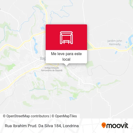 Rua Ibrahim Prud. Da Silva 184 mapa