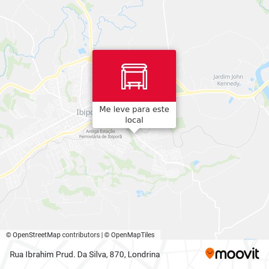 Rua Ibrahim Prud. Da Silva, 870 mapa