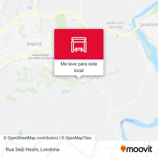 Rua Seiji Hoshi mapa