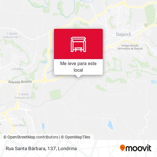 Rua Santa Bárbara, 137 mapa