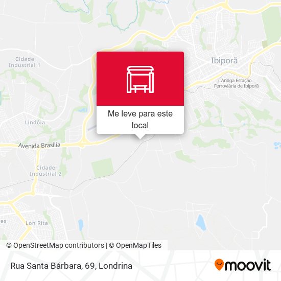 Rua Santa Bárbara, 69 mapa