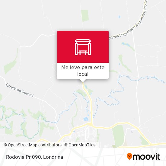 Rodovia Pr 090 mapa