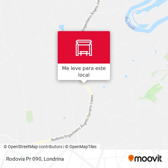 Rodovia Pr 090 mapa