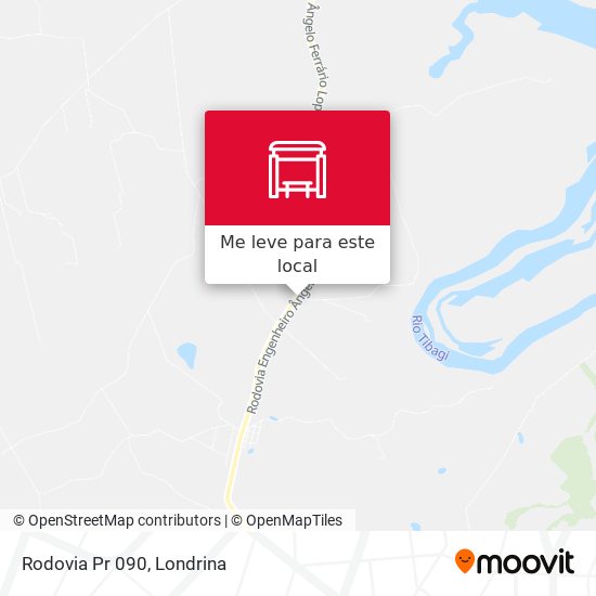 Rodovia Pr 090 mapa