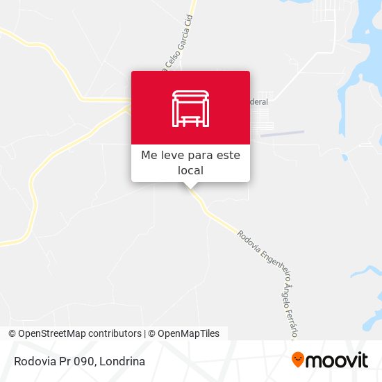 Rodovia Pr 090 mapa