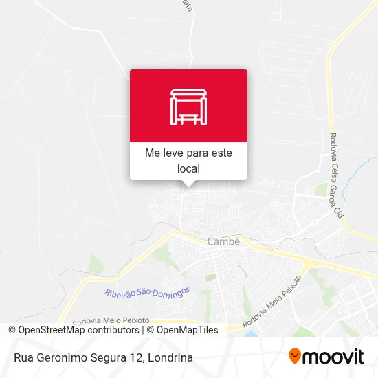 Rua Geronimo Segura 12 mapa