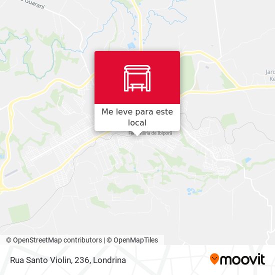 Rua Santo Violin, 236 mapa