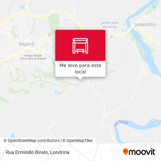 Rua Ermindo Birelo mapa